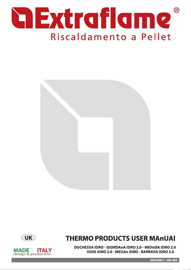 Page 1 de la notice Manuel utilisateur La Nordica Duchessa IDRo