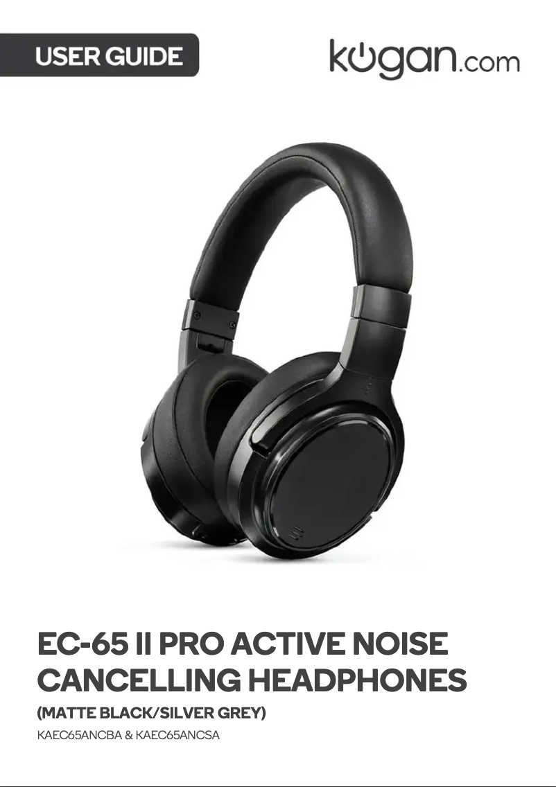 Page 1 de la notice Manuel utilisateur Kogan EC-65 II PRO