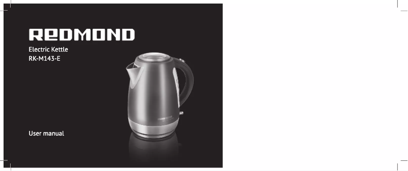 Page 1 de la notice Manuel utilisateur Redmond RK-M143-E