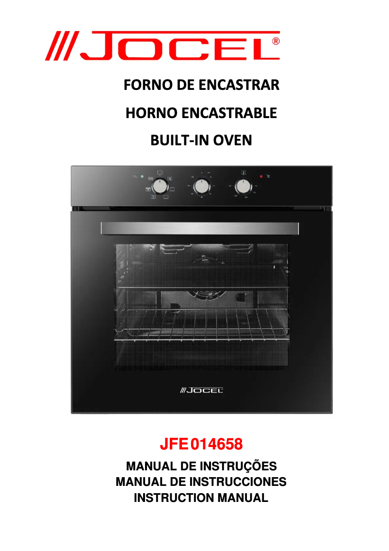 Page 1 de la notice Manuel utilisateur Jocel JFE014658