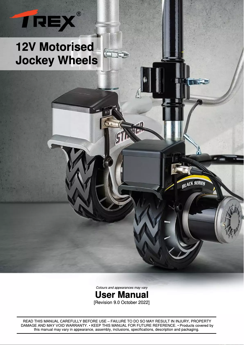 Page 1 de la notice Manuel utilisateur T-Rex Striker