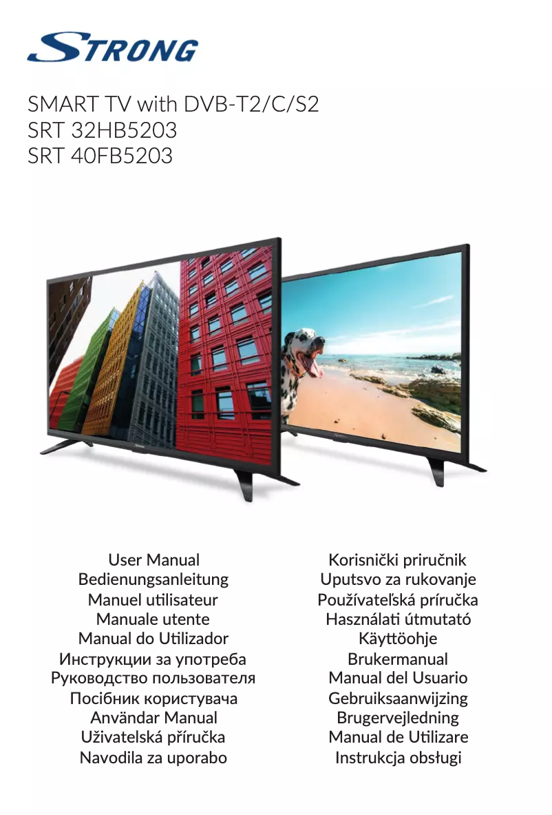 Page 1 de la notice Manuel utilisateur Strong SRT 40FB5203
