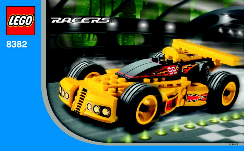 Página 1 del manual Manual de usuario Lego Racers 8382