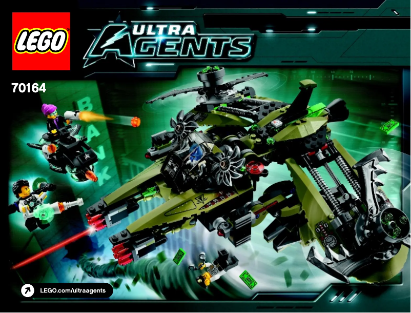 Página 1 del manual Manual de usuario Lego Ultra Agents 70164