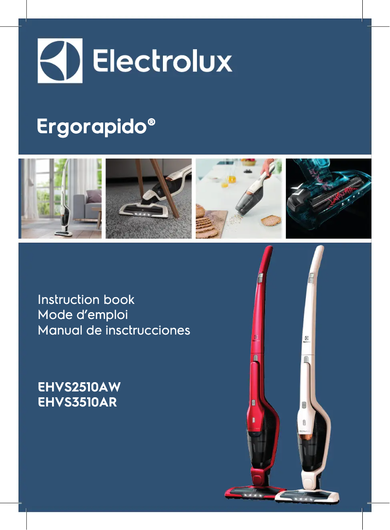 Página 1 del manual Manual de usuario Electrolux Ergorapido Pet EHVS3510AR