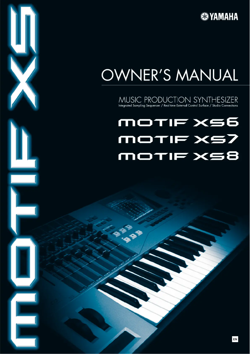 Page 1 de la notice Manuel utilisateur Yamaha Motif XS6