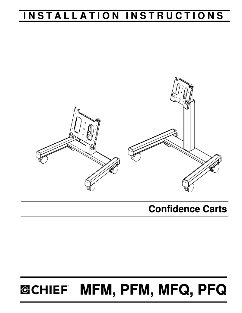 Page 1 de la notice Manuel utilisateur Chief Medium Confidence MFQUS
