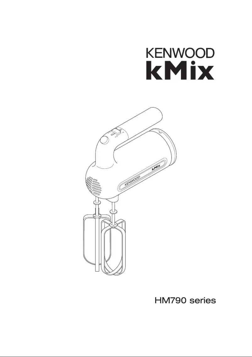 Page 1 de la notice Manuel utilisateur Kenwood kMix HM791