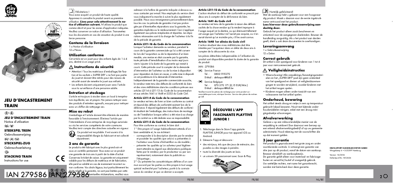 Image de la première page du manuel de l'appareil IAN 279586