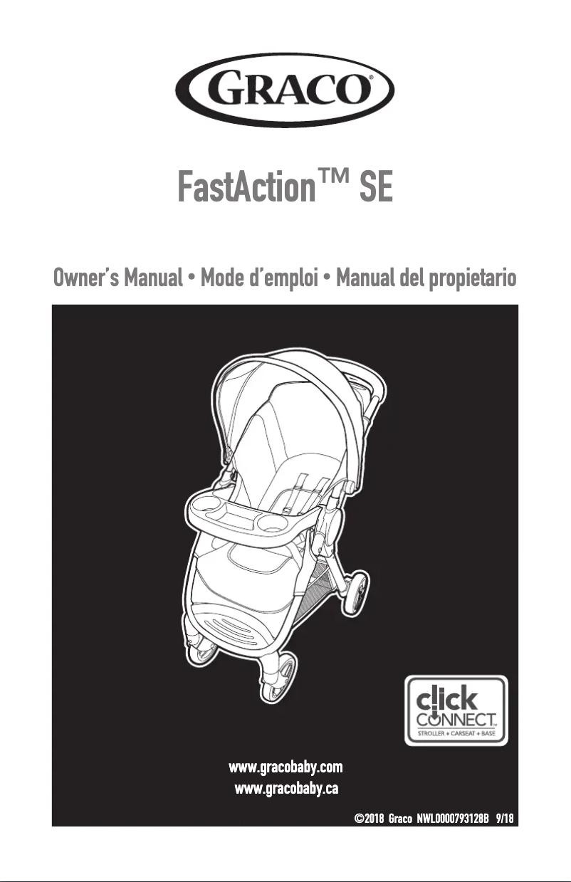 Página 1 del manual Guía de inicio rápido Graco FastAction SE