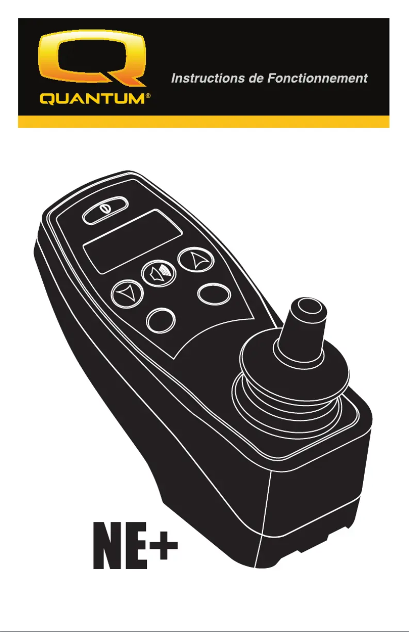 Page 1 de la notice Manuel utilisateur Quantum NE+ Controller