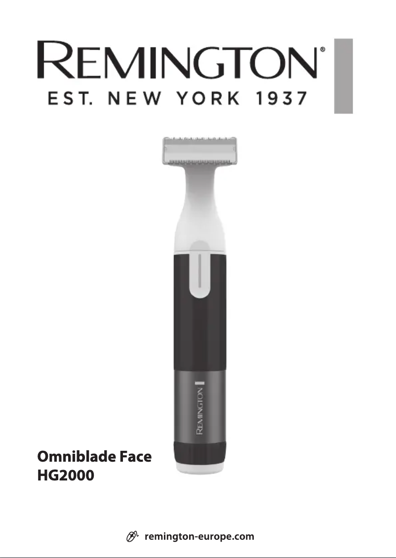 Page 1 de la notice Manuel utilisateur Remington Omniblade Face HG2000