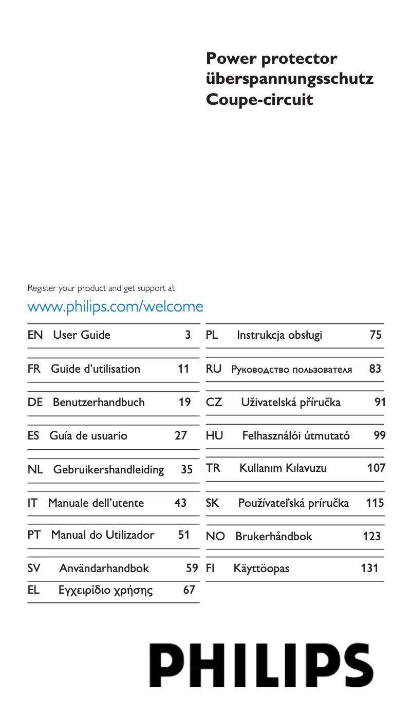 Página 1 del manual Manual de usuario Philips SPN7820