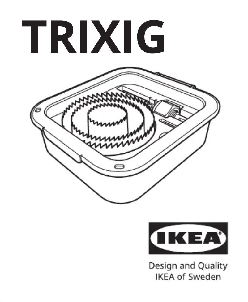 Page 1 de la notice Manuel utilisateur Ikea TRIXIG 105.469.05