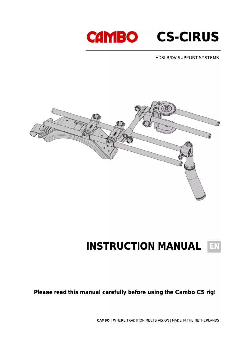 Página 1 del manual Manual de usuario Cambo CS-CIRUS
