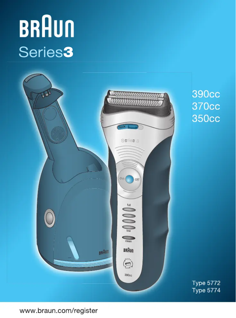 Page 1 de la notice Manuel utilisateur Braun 350