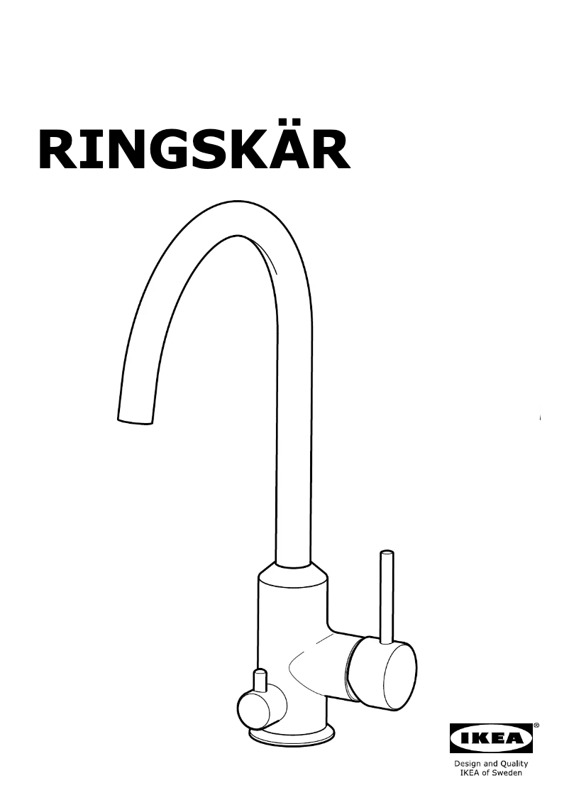 Page 1 de la notice Manuel utilisateur Ikea RINGSKAR