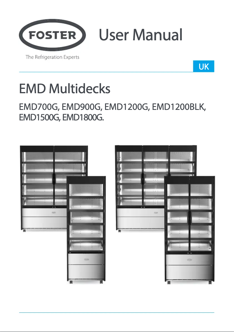 Página 1 del manual Manual de usuario Foster EMD900G