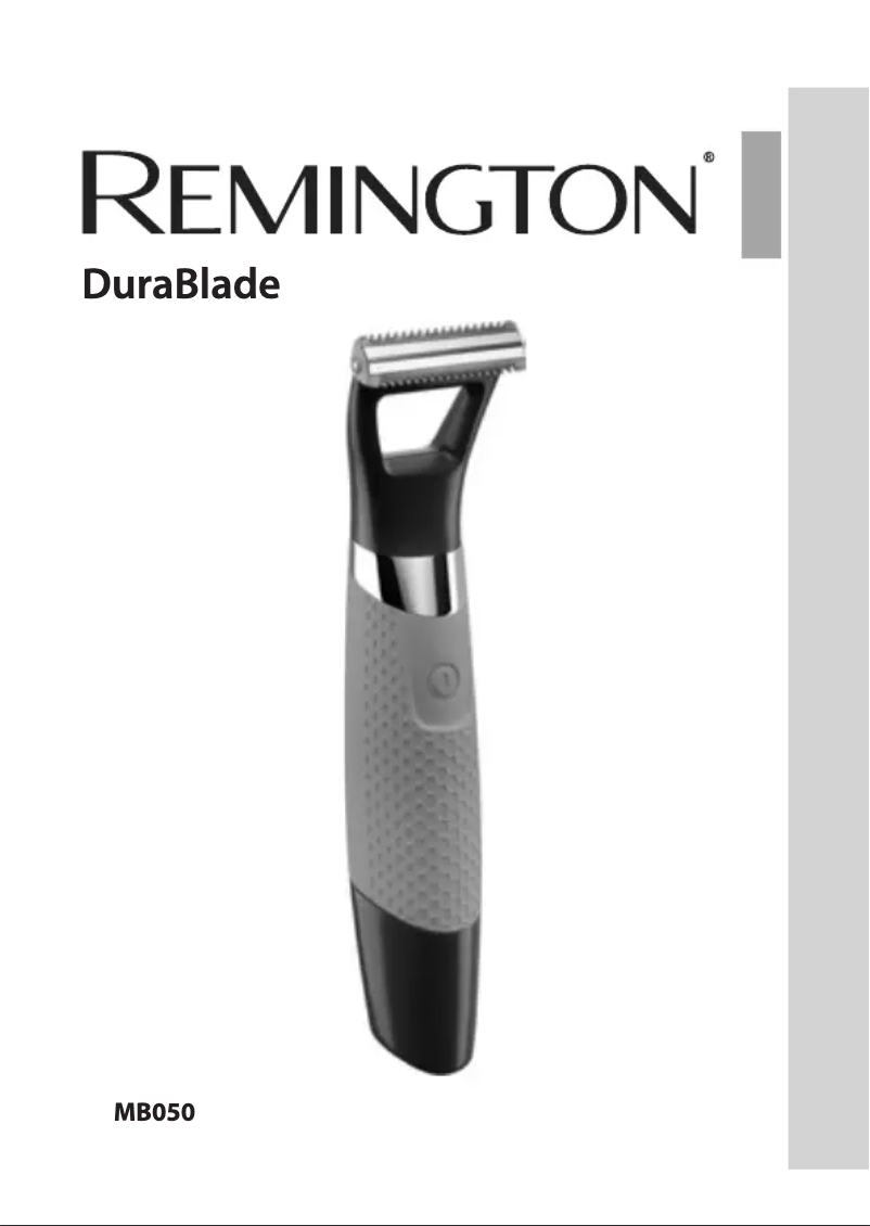 Page 1 of the manual User Manual Remington Durablade Plus MB050