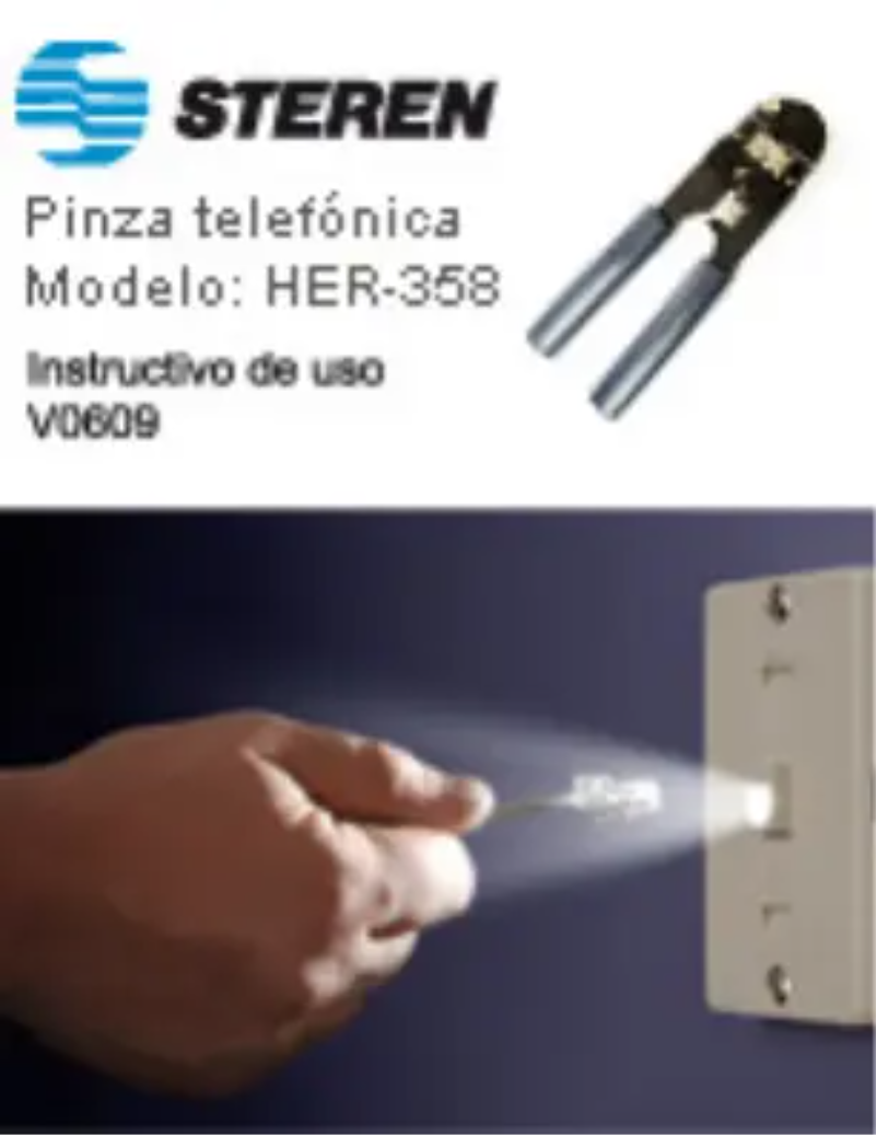 Page 1 de la notice Manuel utilisateur Steren HER-358