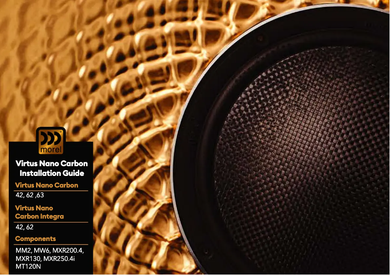 Página 1 del manual Manual de usuario Morel Virtus Nano MW4