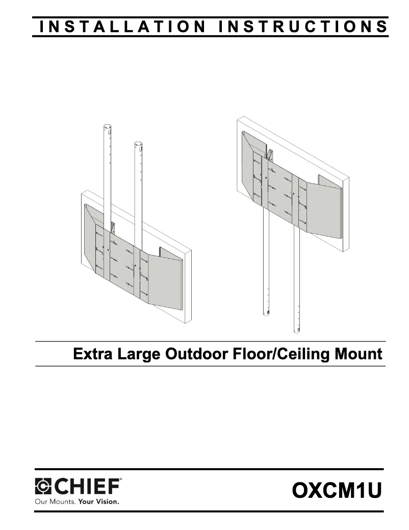 Página 1 del manual Manual de usuario Chief OXCM1U