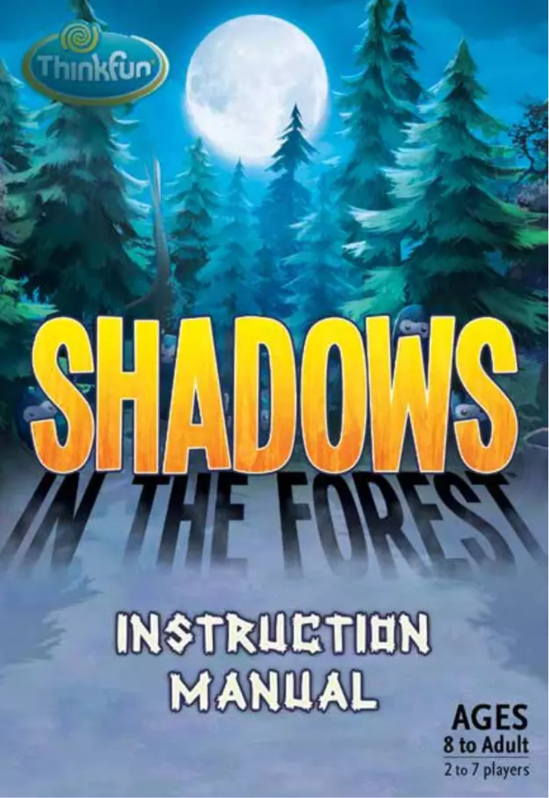 Page 1 de la notice Manuel utilisateur ThinkFun Shadows in The Forest