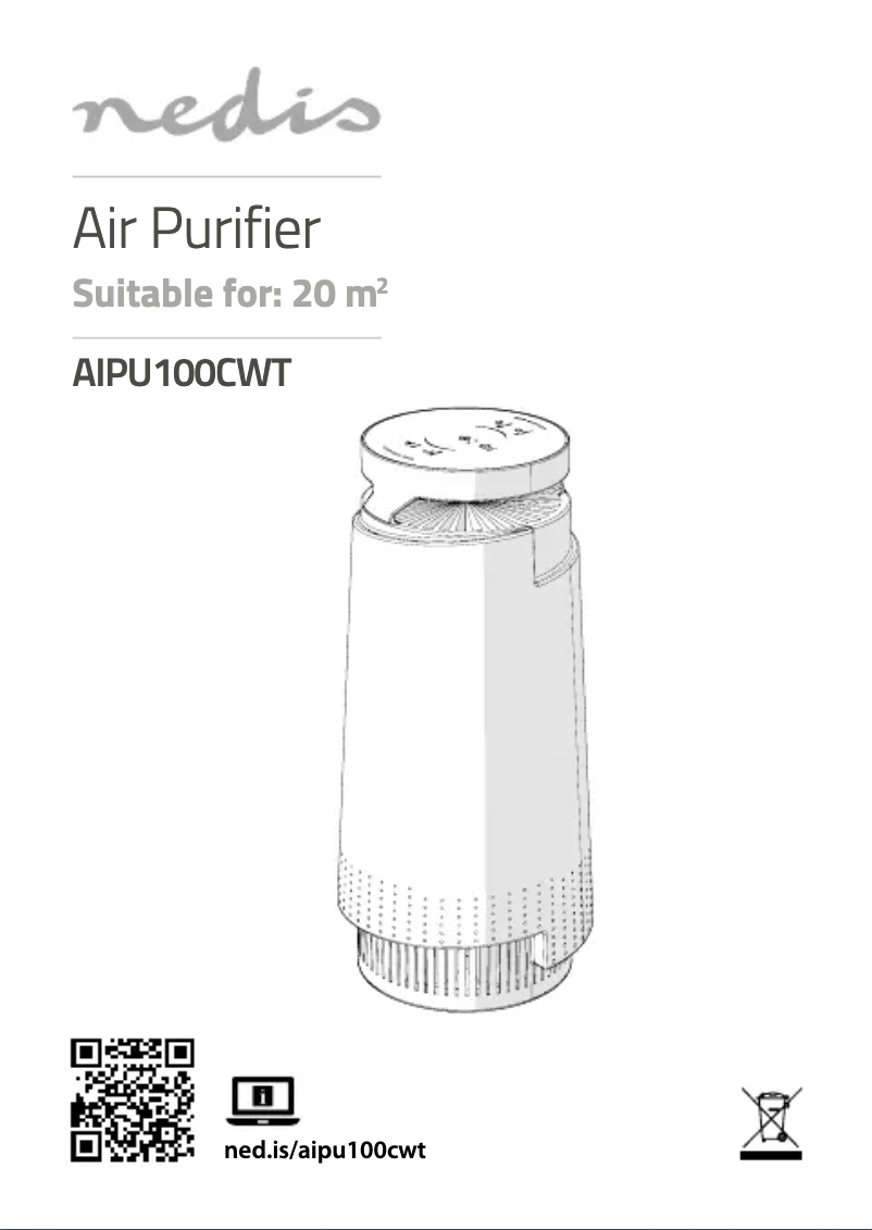 Page 1 of the manual User Manual Nedis AIPU100CWT