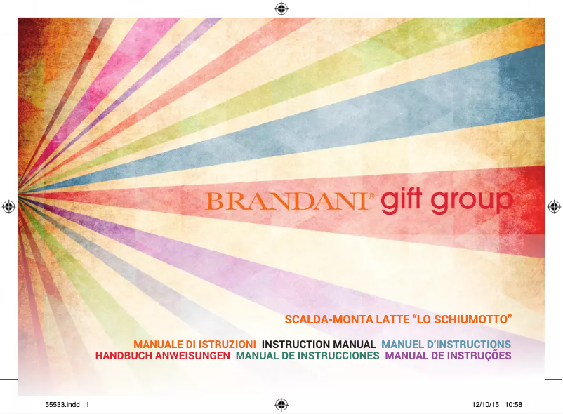 Página 1 del manual Manual de usuario Brandani Batedor 55533