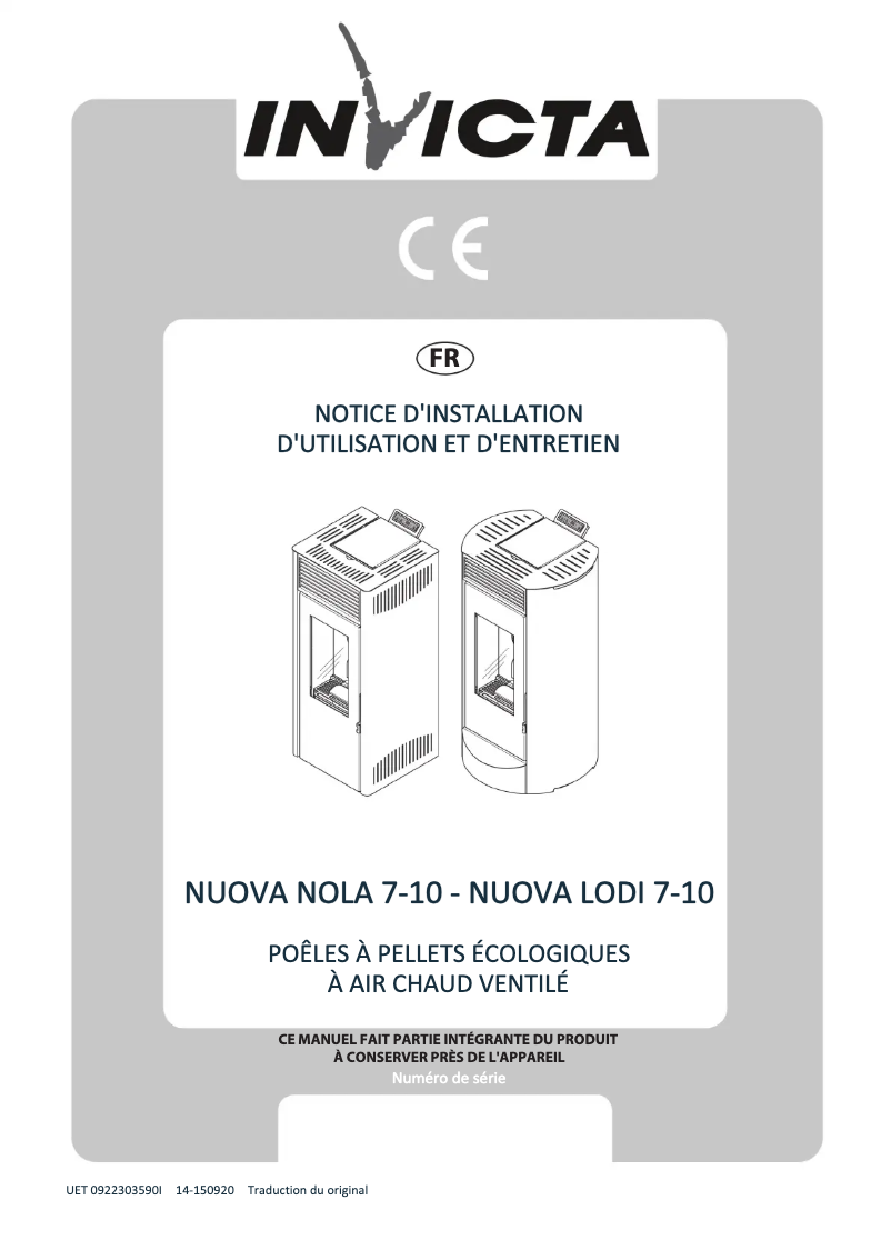Página 1 del manual Manual de usuario Invicta Nola 10