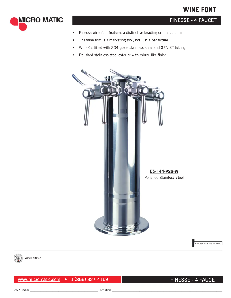 Página 1 del manual Manual de usuario Micro Matic DS-144-W