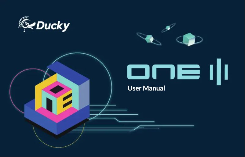 Page 1 of the manual User Manual Ducky One RGB TKL
