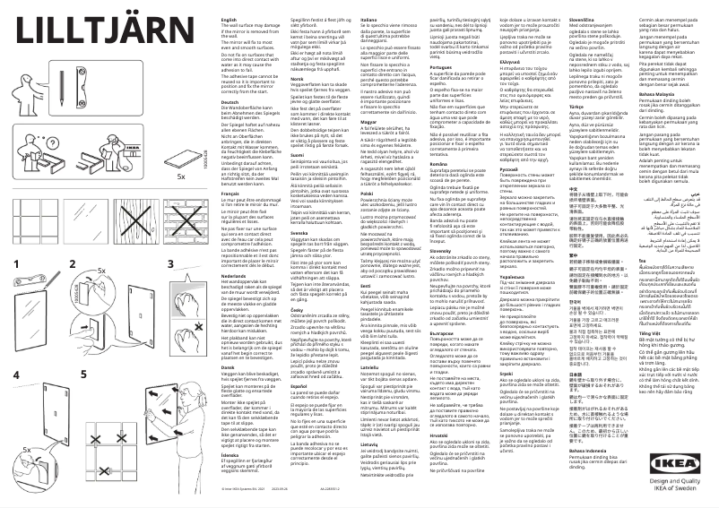 Page 1 de la notice Manuel utilisateur Ikea LILLTJÄRN 605.137.85