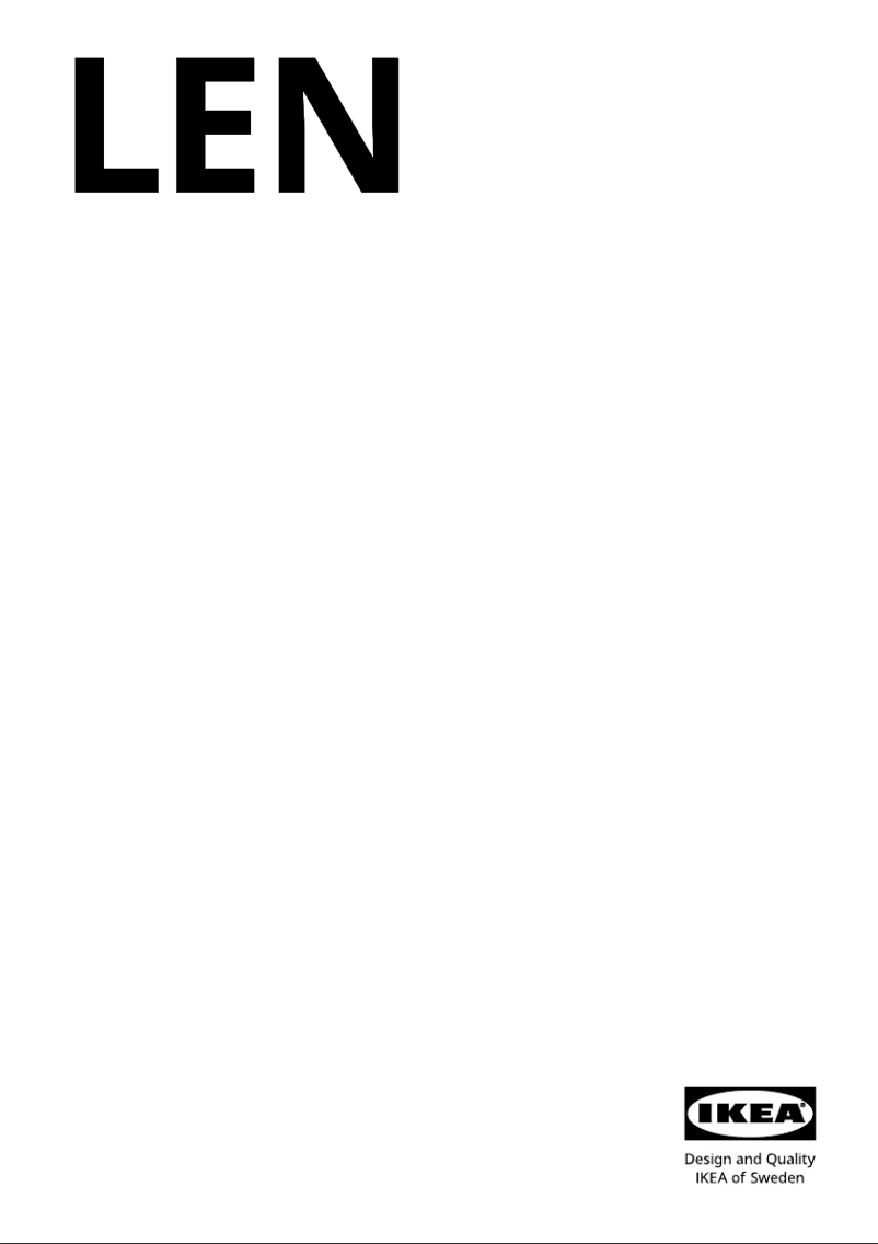 Page 1 de la notice Manuel utilisateur Ikea LEN 405.421.33