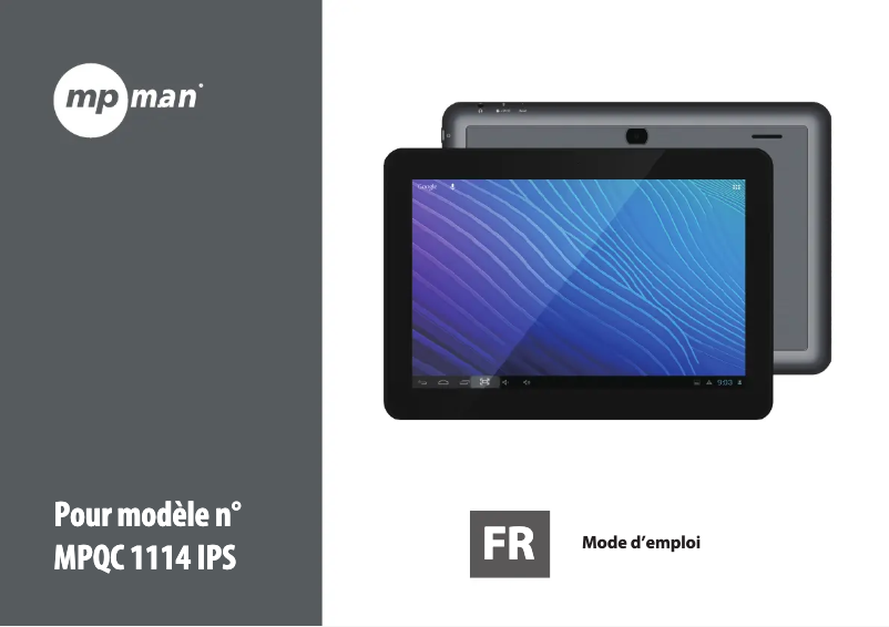 Página 1 del manual Manual de usuario Mpman MPQC 1115 IPS