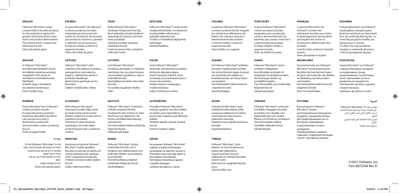 Page 1 de la notice Manuel utilisateur Fellowes LX850