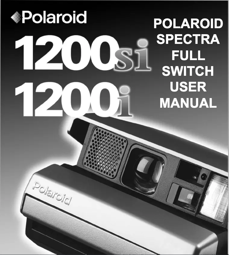 Página 1 del manual Manual de usuario Polaroid Spectra Full
