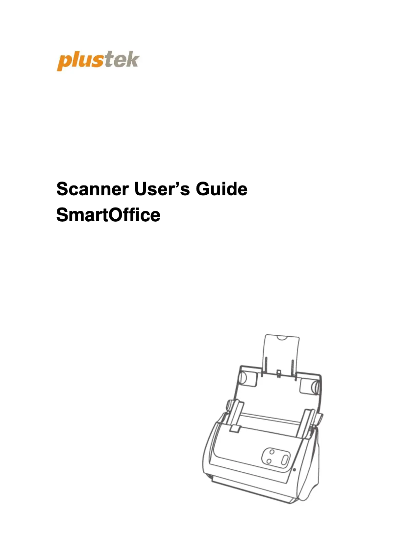 Page 1 de la notice Manuel utilisateur Plustek SmartOffice PS283