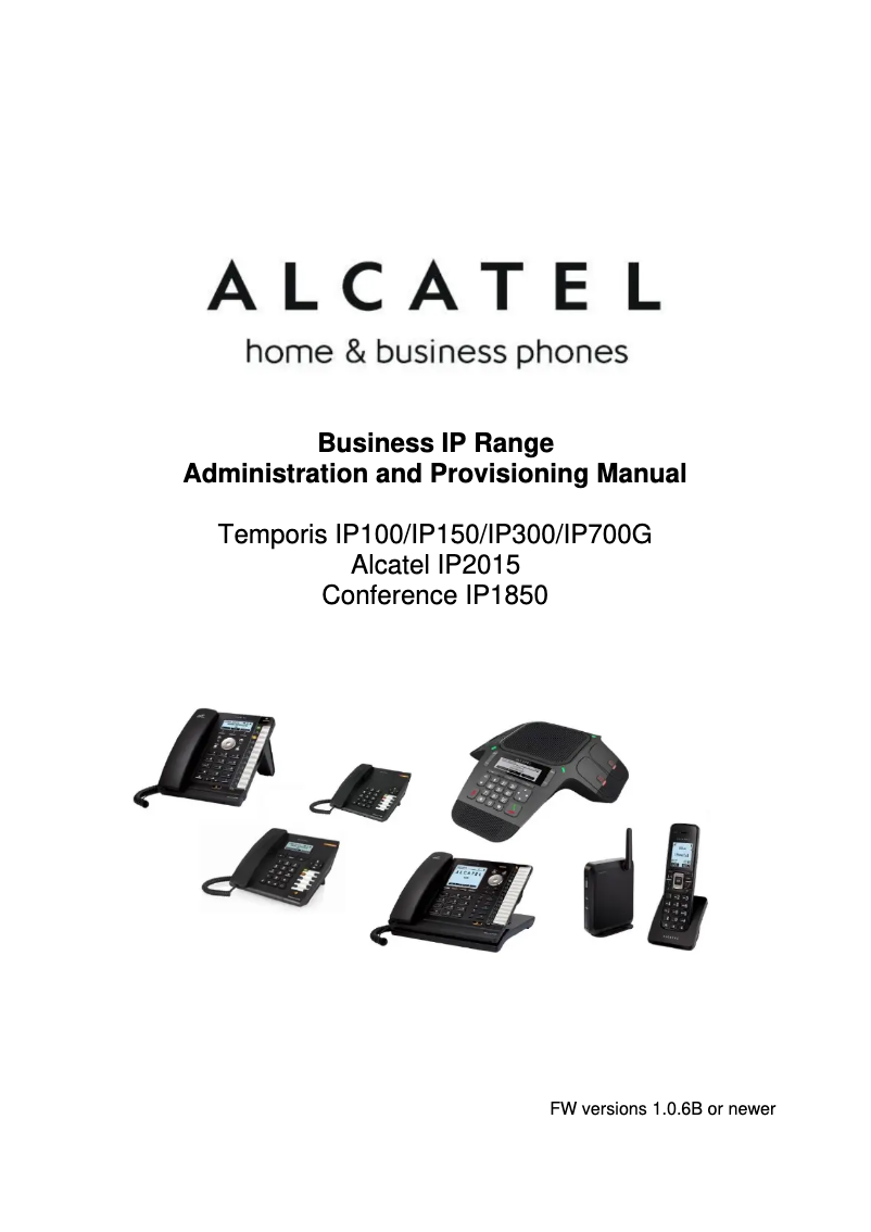 Página nº 1 - Manual de usuario Alcatel Temporis IP715G