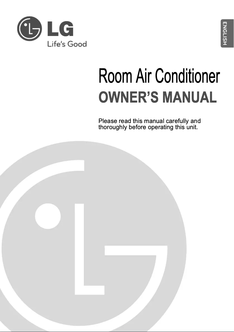 Page 1 of the manual User Manual LG LSN18XWAS1