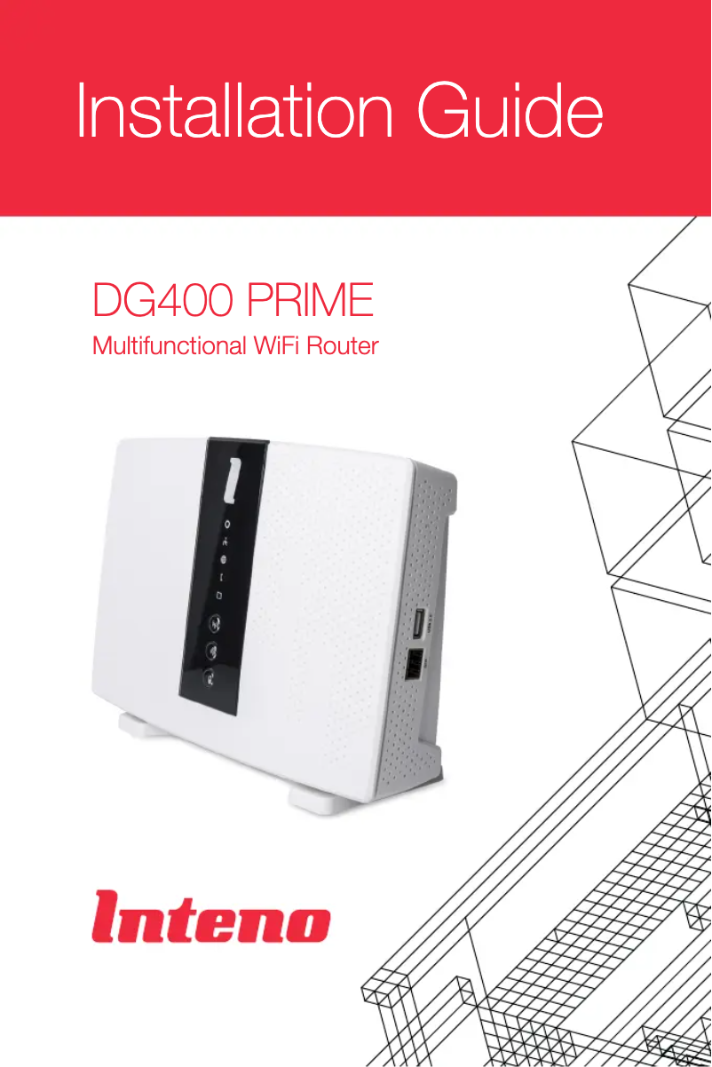 Page 1 de la notice Manuel utilisateur Genexis DG400 PRIME