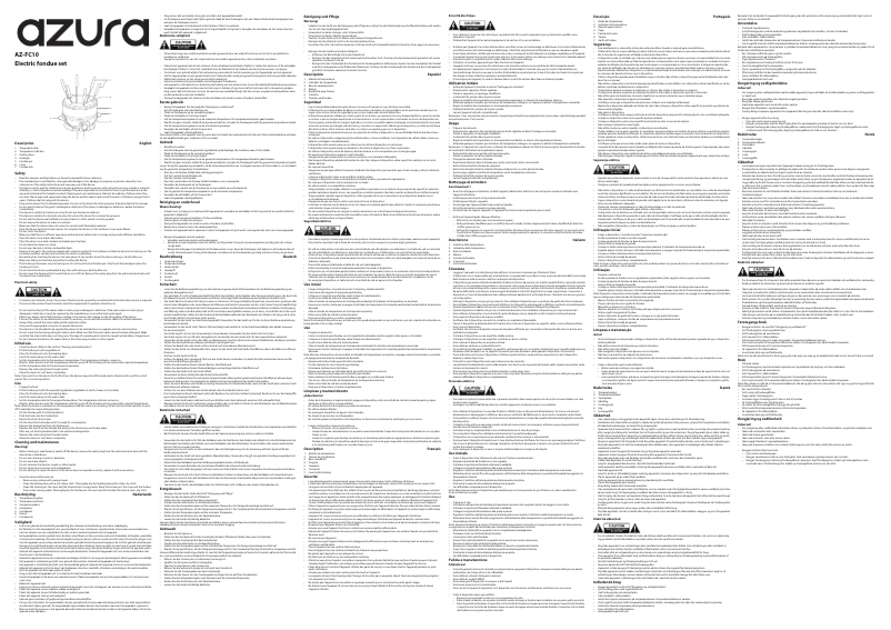 Page 1 of the manual User Manual AzurA AZ-FC10