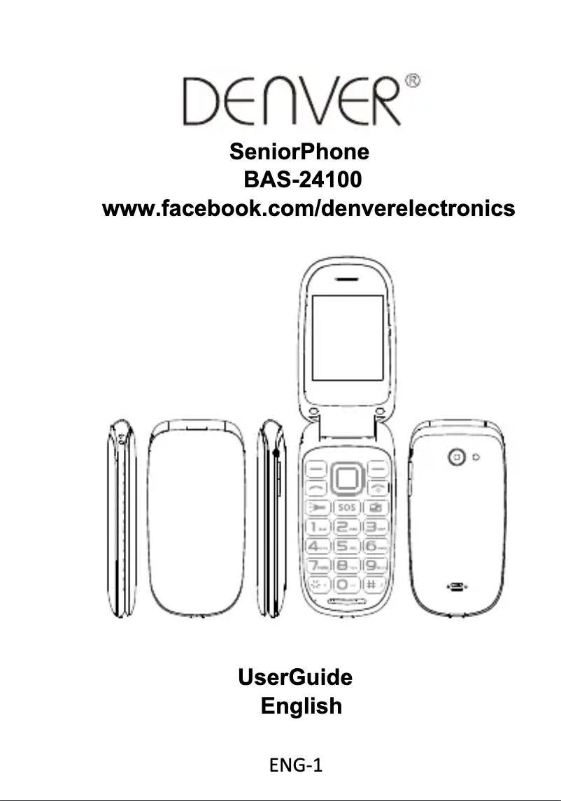 Page 1 de la notice Manuel utilisateur Denver BAS-24100M