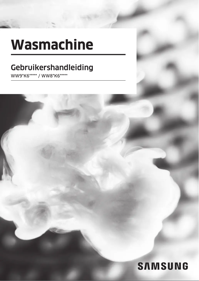 Página 1 del manual Manual de usuario Samsung WW90K6605QW/EN AddWash