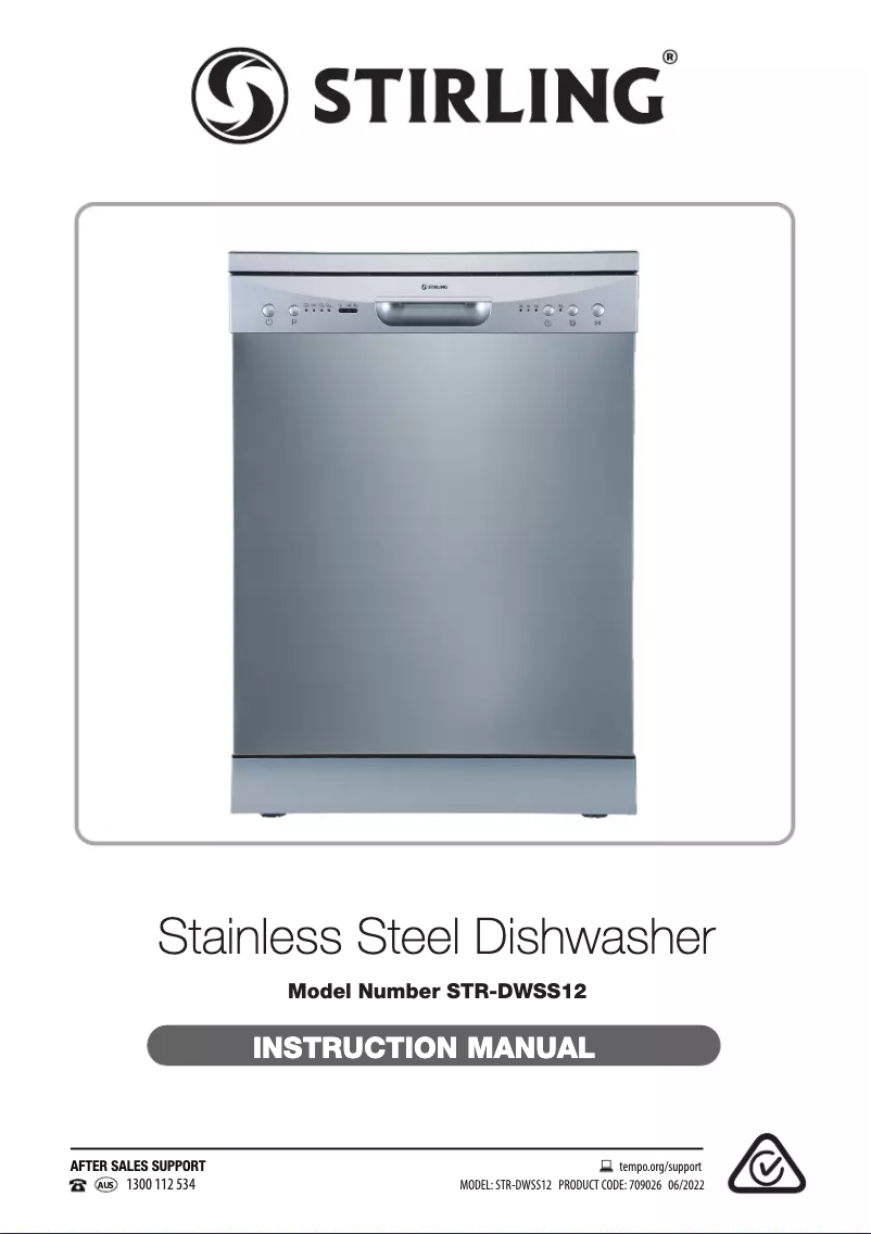 Page 1 de la notice Manuel utilisateur Stirling STR-DWSS14