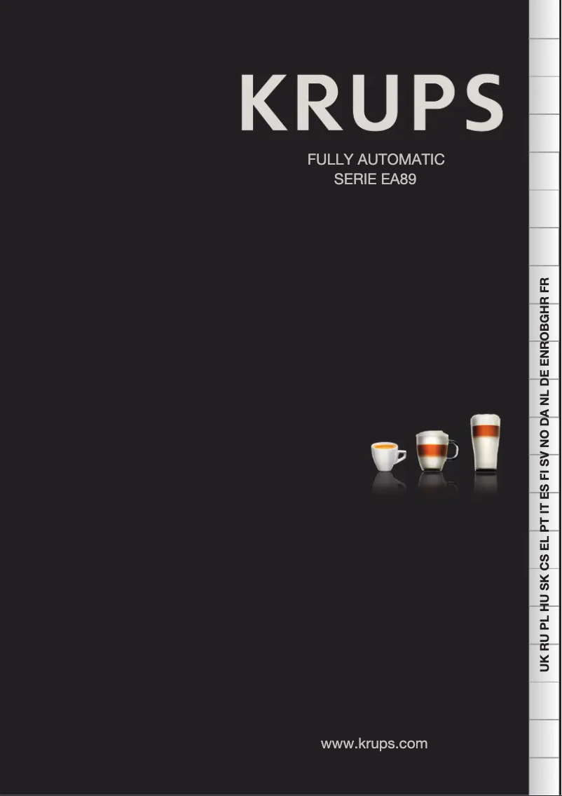 Page 1 de la notice Manuel utilisateur Krups Evidence EA8901