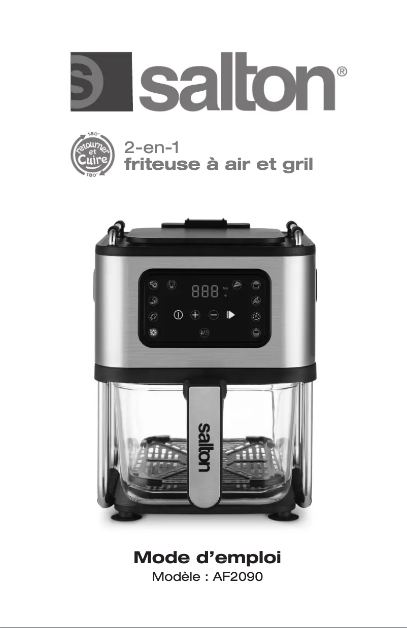 Page 1 de la notice Manuel utilisateur Salton AF2090