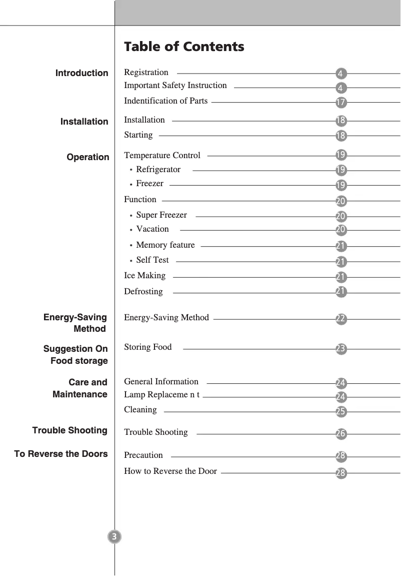 Page 1 de la notice Manuel utilisateur LG GC-B399PLCK