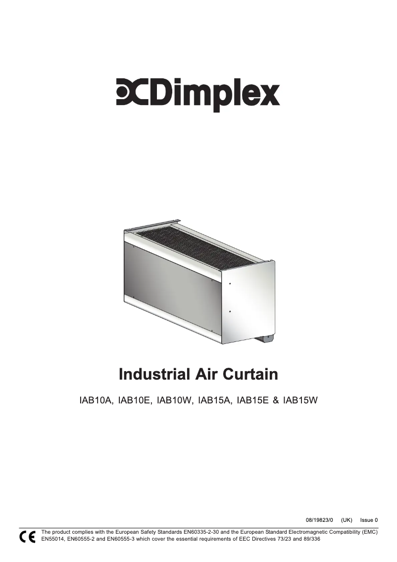 Page 1 de la notice Manuel utilisateur Dimplex IAB10E