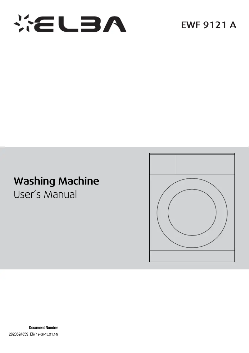 Página 1 del manual Manual de usuario Elba EWF 9121 A